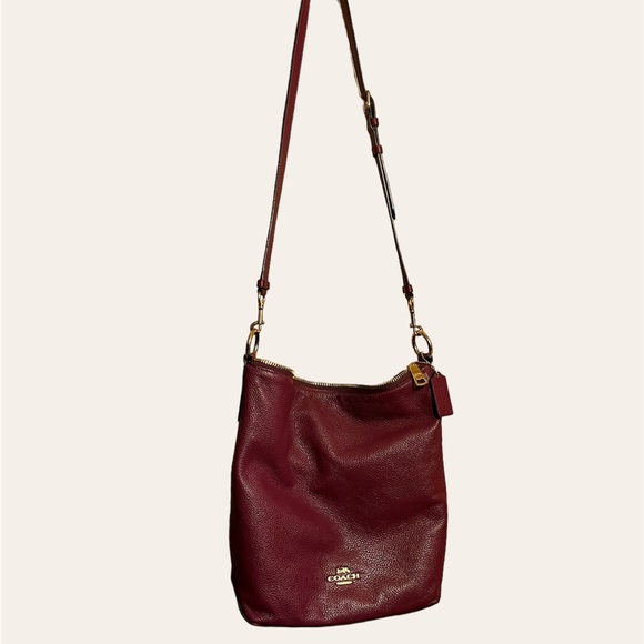 Authentic Coach abby duffle purple J1979 f31507 - Picture 1 of 3